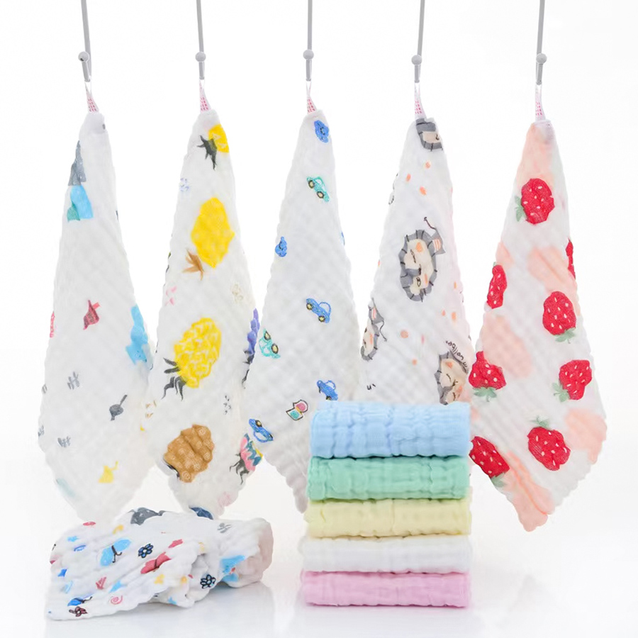 Baby Clothing Wash - 1/5 قطع مناشف أطفال بألوان عشوائية،