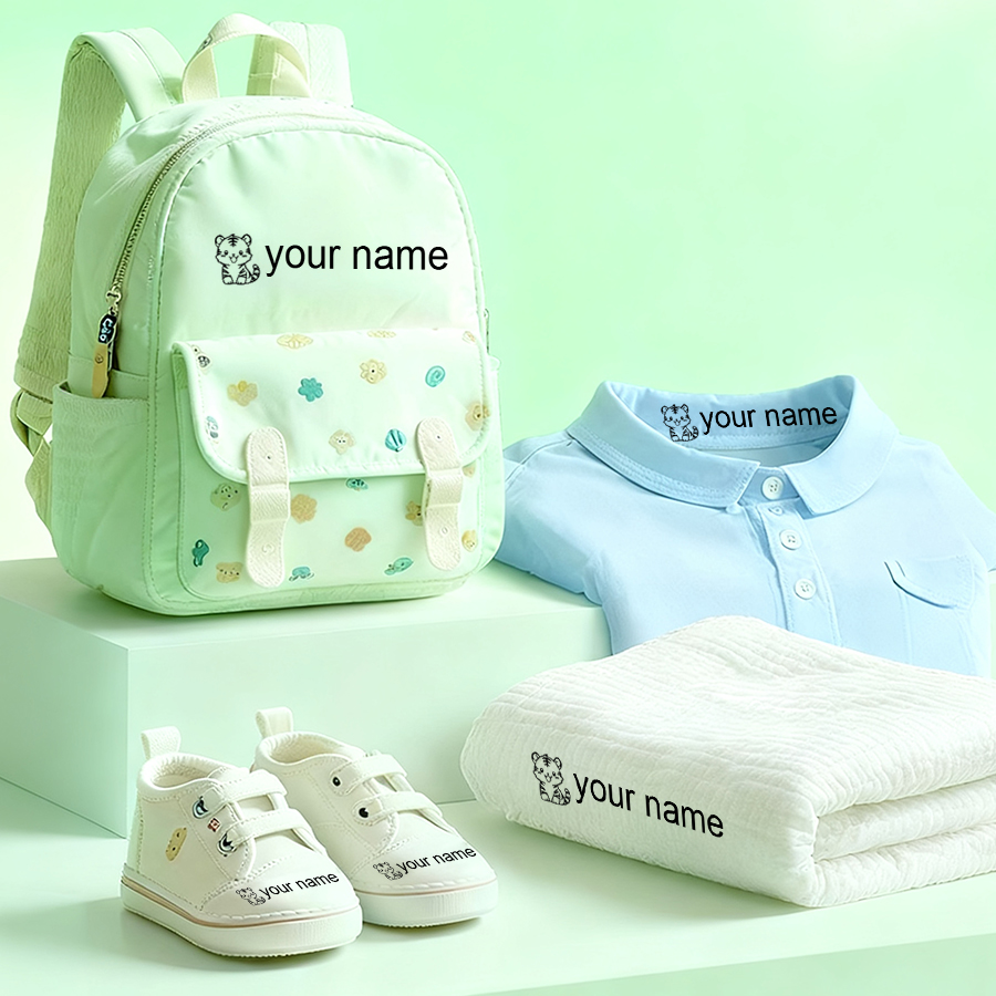 ختم اسم أطفال مخصص - ختم ملابس - مراجعة Baby Clothing Name وسعره