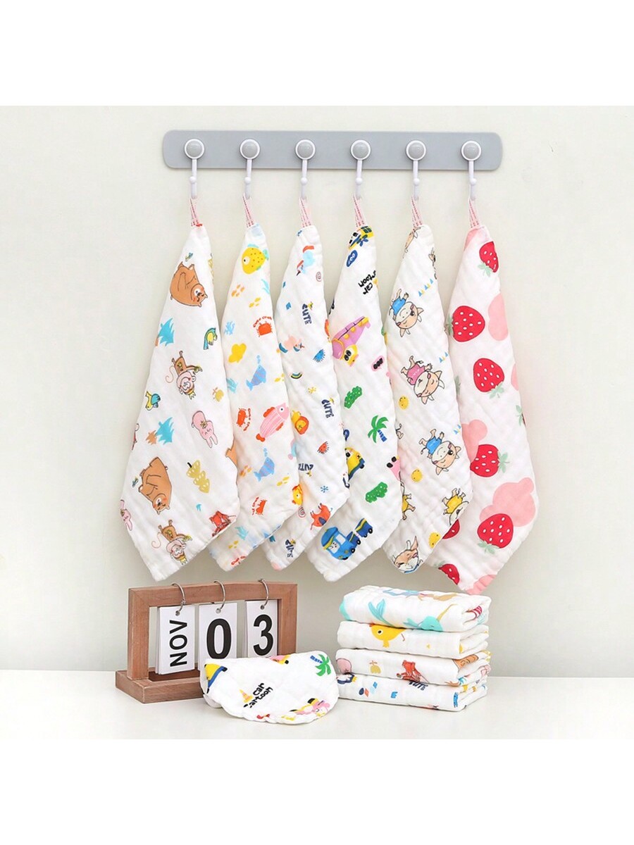 1/5 قطع مناشف أطفال بألوان عشو - مراجعة Baby Clothing Wash وسعره