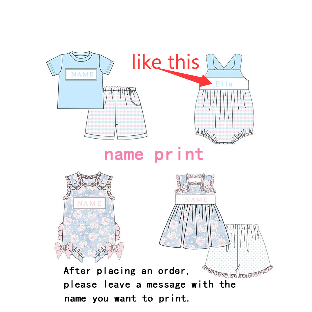 تصميم مخصص للأطفال مطابقة بوتي - مراجعة Baby Clothing Name وسعره