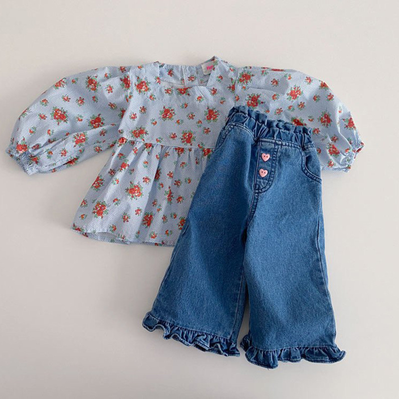سروال جينز بناتي للخريف لعام 2 - مراجعة Baby Clothing Wash وسعره