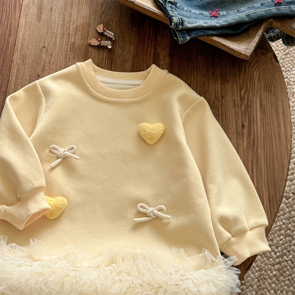 بلوفر شبكي من قطعة واحدة فستان - مراجعة Baby Clothing Yellow وسعره
